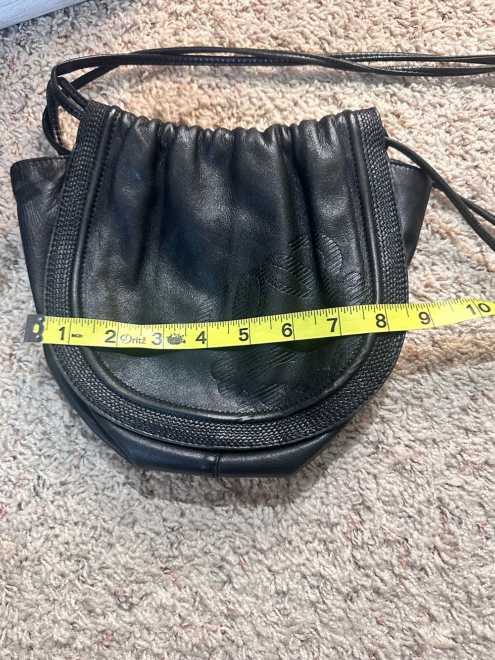 Loewe Black Leather Crescent Crossbody - Picture 9 of 11